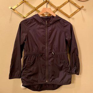 NWOT Gap Kids Hooded Wind Breaker Zip-up Adjustable Cinched Waist with Pockets 8
